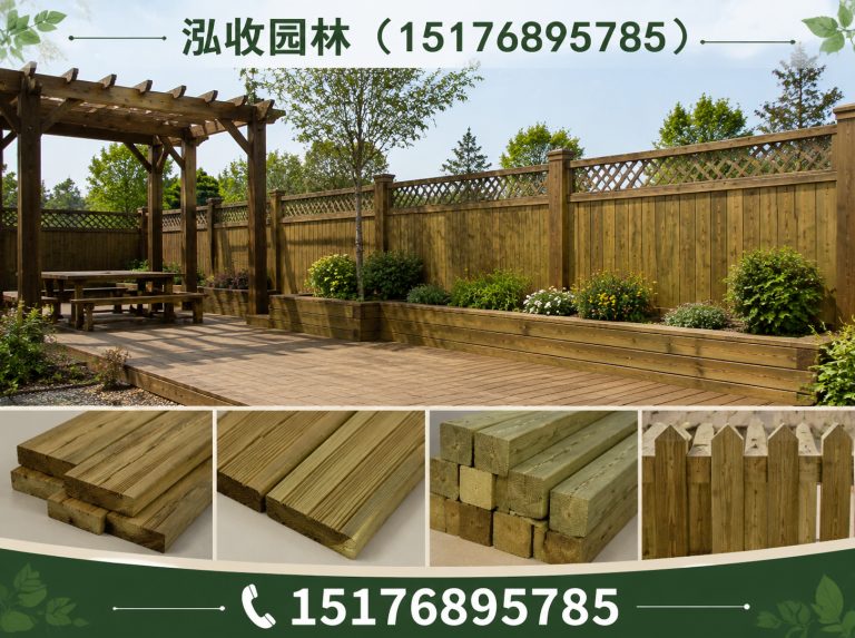 宜昌京津冀防腐木工程展示图